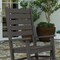 Merrick Lane Fielder Set of 2 Contemporary Rocking Chairs, All-Weather HDPE Indoor/Outdoor Rockers